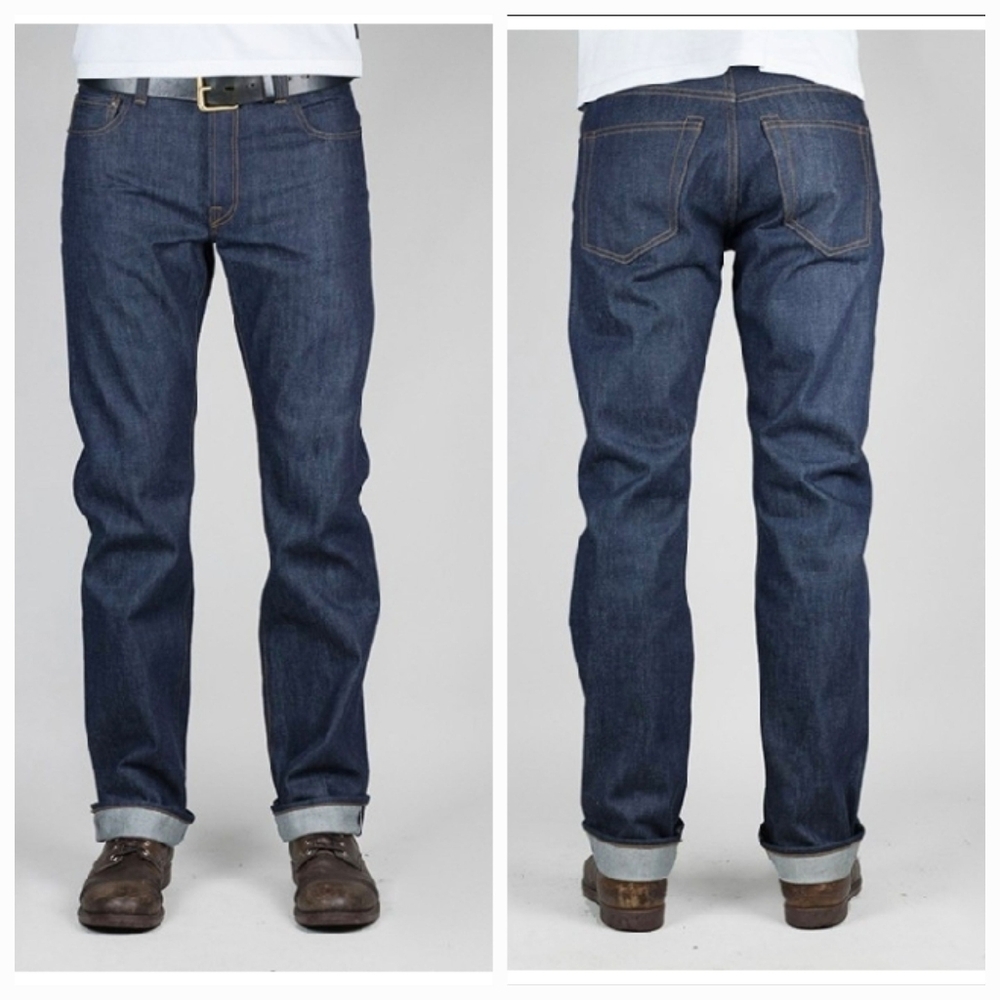 Topman x White Oak Cone Button Fly Regular Slim Fit Jeans Mens 30 Waist